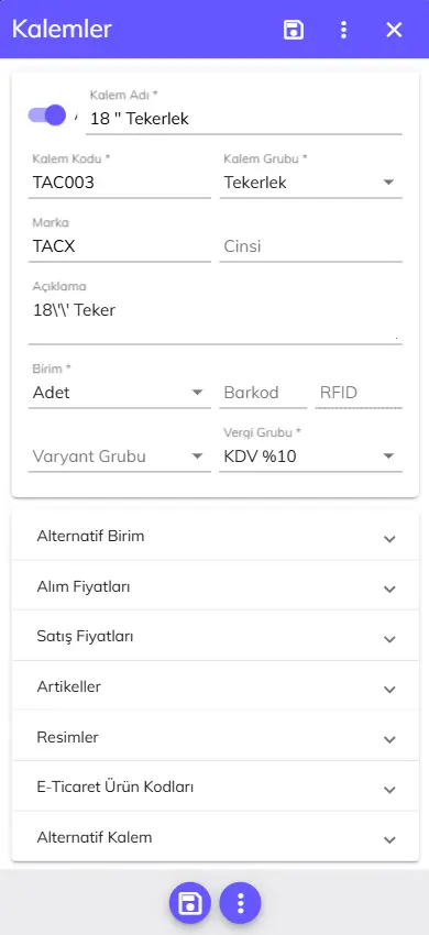 Stok giriş-çıkışlarını, kritik stok seviyelerini ve fiyatlandırmaları kolayca yönetin. Barkod desteğiyle iş süreçlerinizi hızlandırın ve maliyetlerinizi optimize edin.